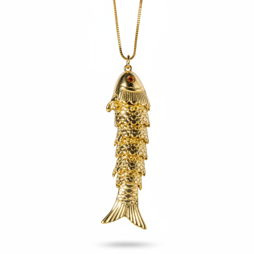 Colar Peixão Dourado