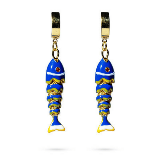 Brinco Peixe Azul