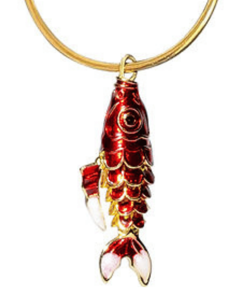 Argola Peixe Vermelho