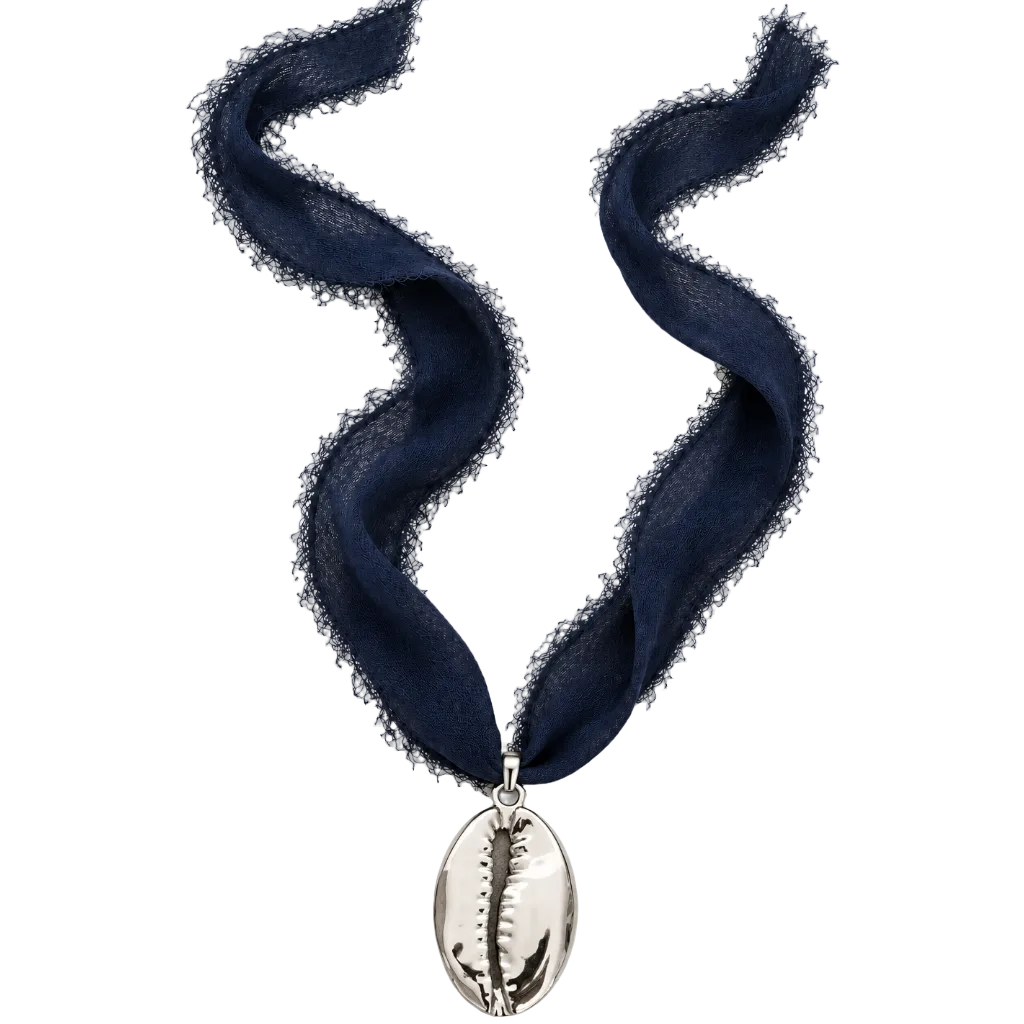 Choker Seda Búzio