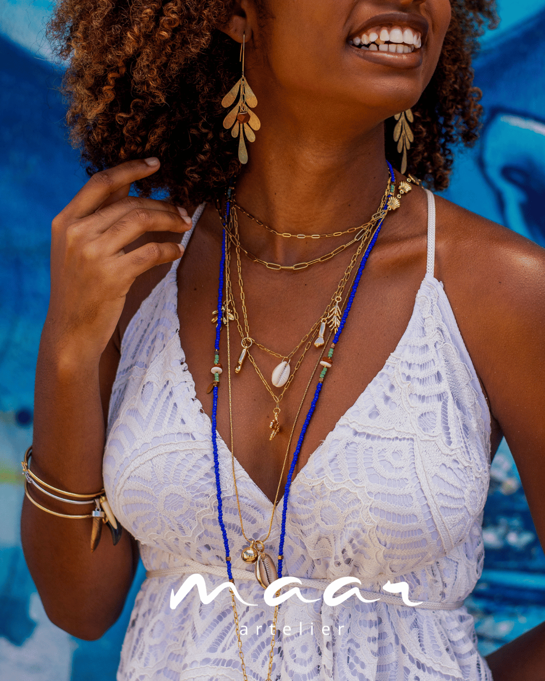 Leaf Bath Necklace