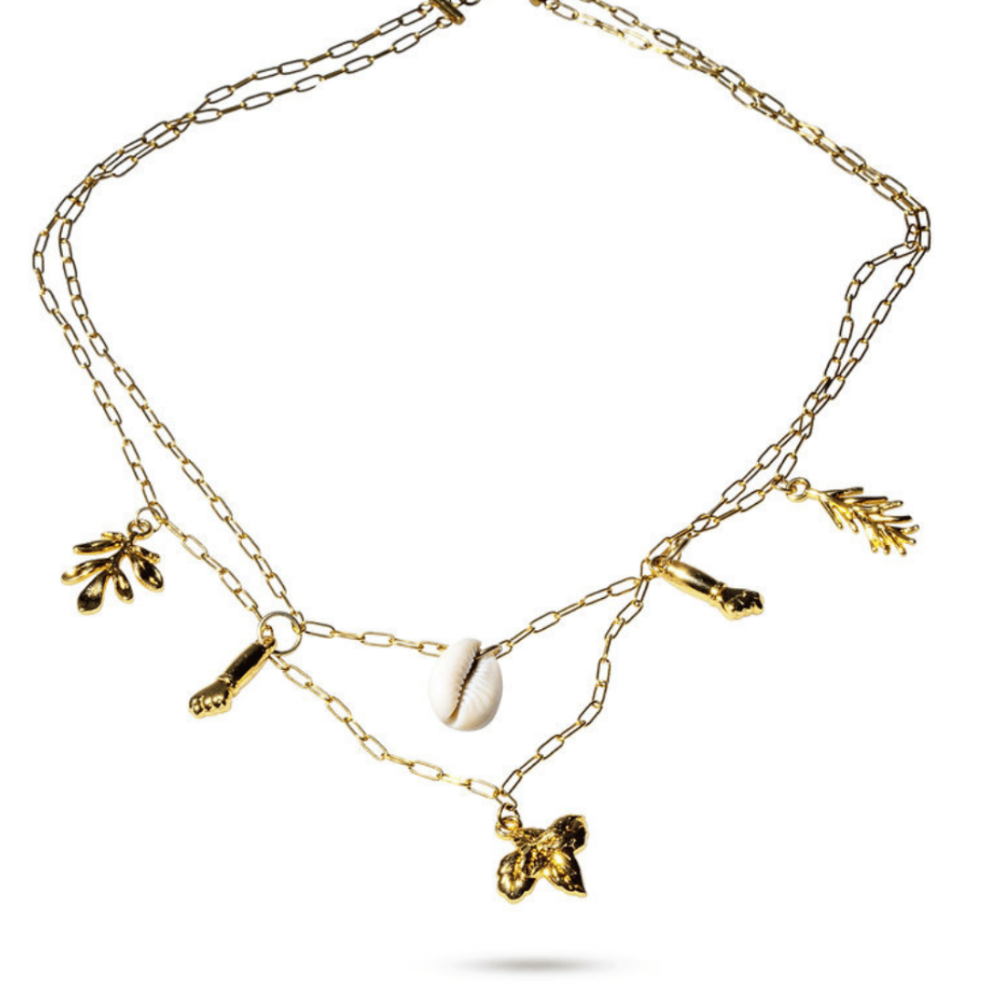 Leaf Bath Necklace