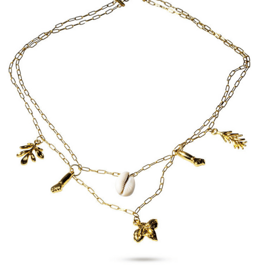 Leaf Bath Necklace