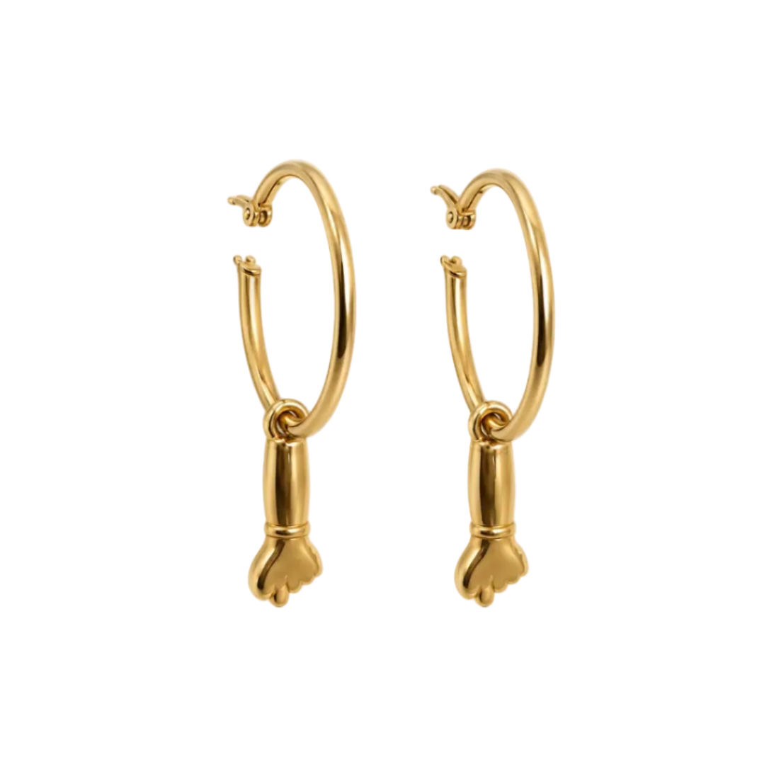 Figa Hoop Earrings