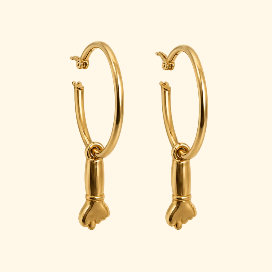 Figa Hoop Earrings