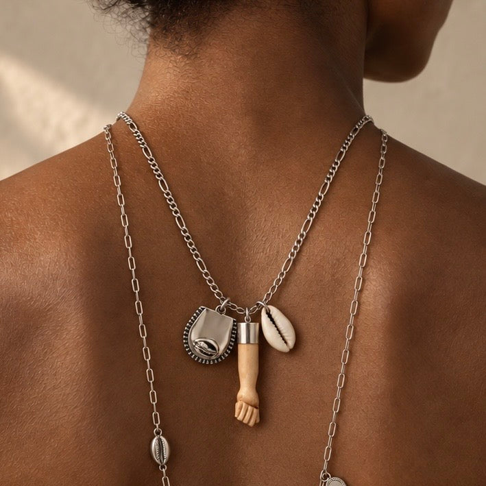 Amulet and Rue Necklace