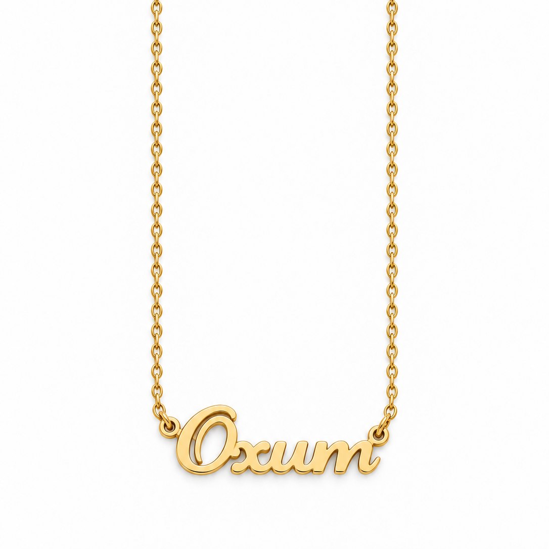 Oxum Word Necklace