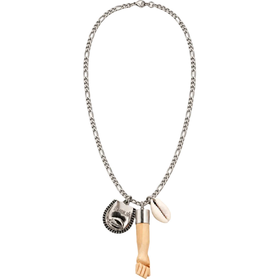 Amulet and Rue Necklace