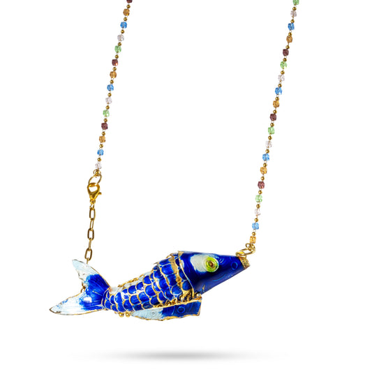 Colar Peixão Azul