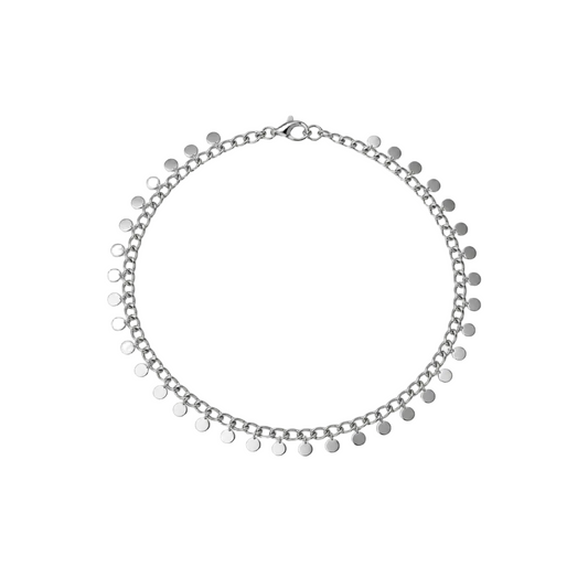 Silver Confetti Anklet